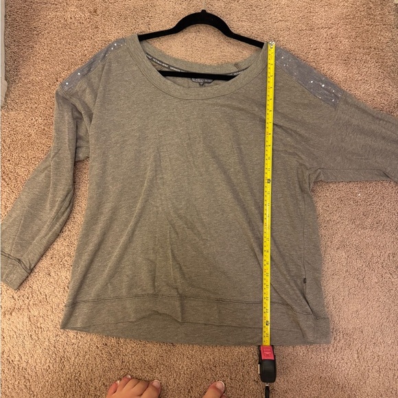 Victoria's Secret Gray Sweatshirt with Sequin Accents - Picture 6 of 8